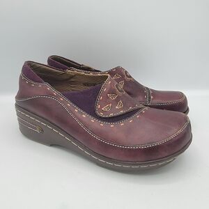 Spring Step L'Artiste Burgundy Slip-On Shoes